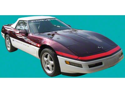 1995 Corvette Pace Car Maroon/White