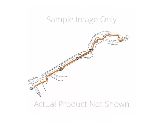 1996-97 Chevy/GMC Suburban 2WD/4WD 5.7L Vortec 3/8 Main Fuel Lines, 3pc, OE Steel