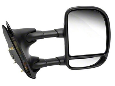 1999-2001 Ford Pickup Truck Outside Rear View Mirror - Telescopic for Towing - Manual Control - Right