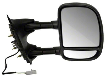 1999-2004 Ford Pickup Truck Outside Rear View Mirror - Telescopic for Towing - Power Control - Right