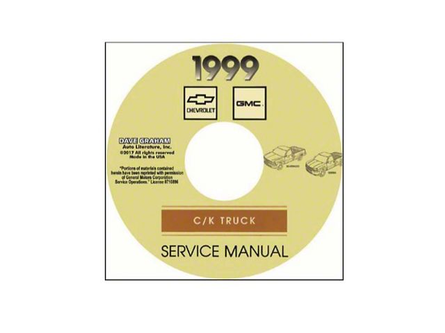 1999 Chevy-GMC Truck Shop Manual On CD