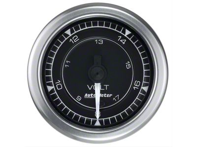 2-1/16 Autometer Chrono LED Voltmeter Gauge 8-18V