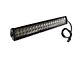 20 Long Straight Double Row LED Light Bar, Combo Spot/Flood, 120 watts, 9,600 Lumens - Chrome Outer Reflector