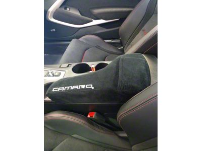 2014-2019 Camaro Console Cover, Black With Pocket