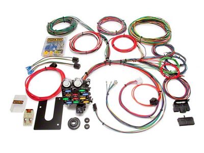 21 Circuit Classic Customizable Chassis Painless Harness,GM Keyed Column