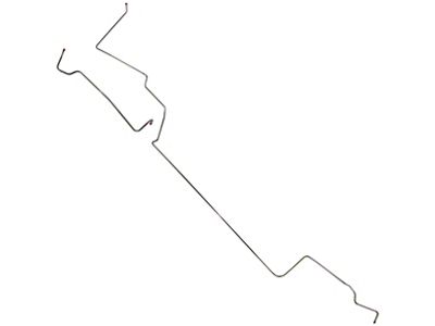 3/8 Front To Rear Fuel Line, Stainless Steel, 2-Piece, Hardtop, Cyclone (68-69 Fairlane; 68-69 Montego; 68-69 Torino)