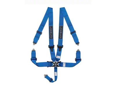 3-Point Double Release Harness Belts Black