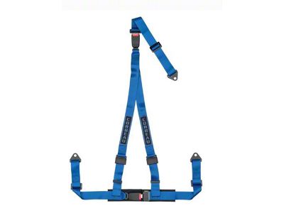 Corbeau 3-Point Double Release Harness Belts Blue