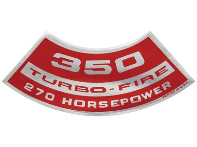 350 Turbo Fire 270HP Decal