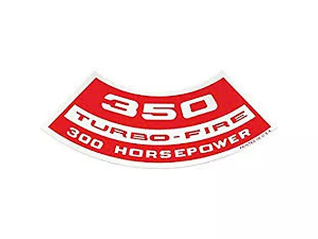 350 Turbo Fire 300HP Decal