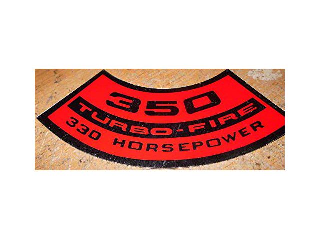 350 Turbo Fire 330HP Decal