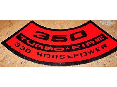 350 Turbo Fire 330HP Decal