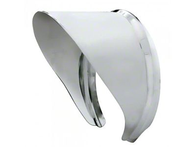 4 Mirror Visor,Outside Rear View,Stainless Steel