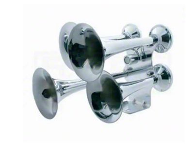 4 Trumpet Chrome Train Horn