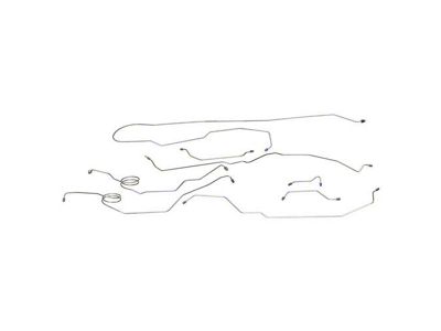 Bronco OE Steel Pwr.Brake Line Set,78-79