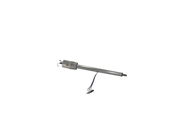 57 Chevy Flaming River Collapsible Steering Column, Tilt Function, Paintable Finish, Floor Shifter