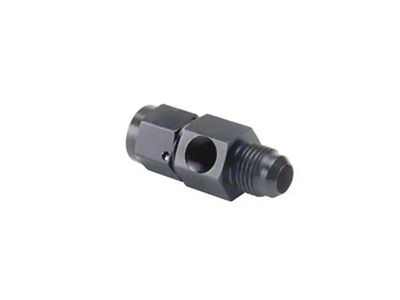6 Swivel Gauge Port - Black