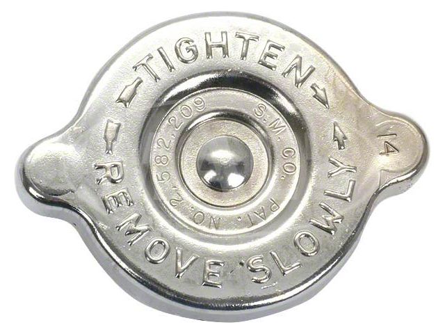 62/67 Chrome Radiator Cap 14 Lbs