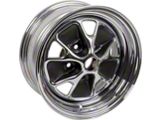 Scott Drake Styled Steel Chrome/Charcoal Wheel; 15x7; 6mm Offset