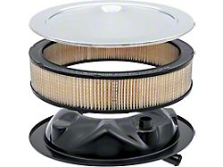 Air Cleaner Assembly with Curved Imprint Verbiage On Lid; Open Element (1967 302 V8 Camaro Z/28; 1969 302 V8 Camaro Z/28)