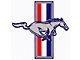 7 Running Horse with Tri-Bar Decal, Right