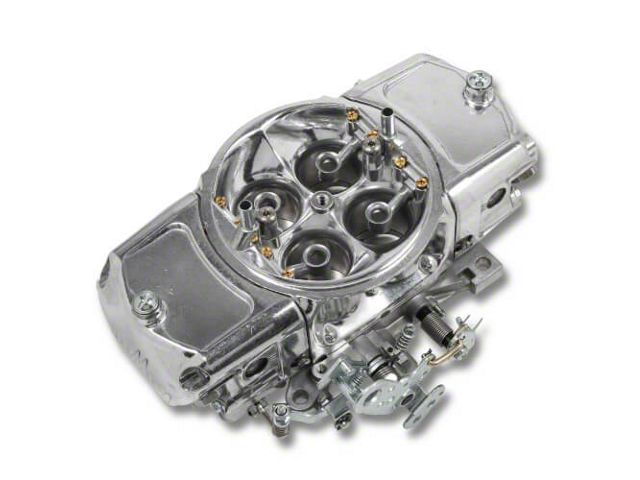 750 CFM Sceamin Demon Carburetor Polished Aluminum Vaccum Secondaries Down-Leg