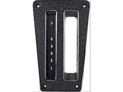 79-81 Console Shifter Trim Plate, Reproduction