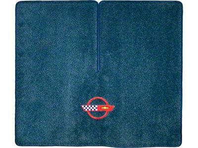 Mat,Cargo Cpe Blue W/Red,84-90