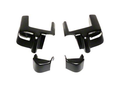 87-9 Camaro Firebird Convertible Upper Seat Belt Trim, Pair