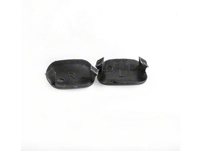 91-92 Firebird Cupholder Plugs, Black, Pair