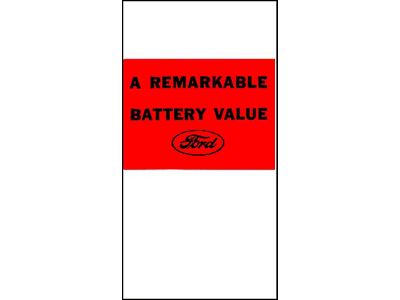 A Remarkable Battery Value