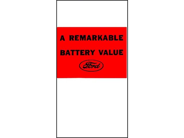 A Remarkable Battery Value