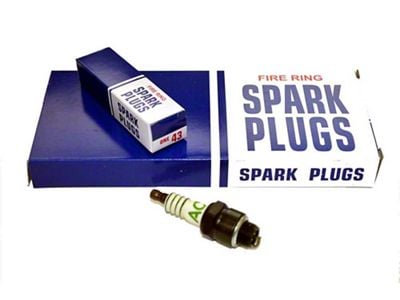 AC Delco 45 Fire Ring Spark Plugs Reproduction