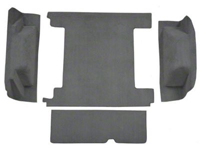 ACC Cargo Area Cutpile Molded Carpet (74-76 Bronco w/ 2-Gas Tanks & Tailgate Lock)