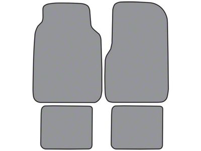 ACC Complete Cutpile Die Cut Carpet Front and Rear Floor Mats (78-87 Bronco)