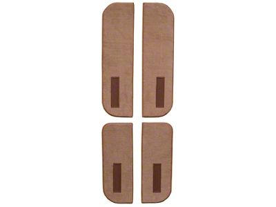 ACC Door Panel Inserts on Cardboard Loop Die Cut Carpet with Vents (1973 K20 Crew Cab)