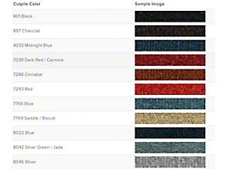 Complete Cutpile Die Cut Carpet Floor Mats (81-82 Corvette C3)