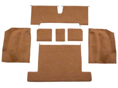 Rear Area Cutpile Molded Carpet without Pad (1977 Corvette C3)