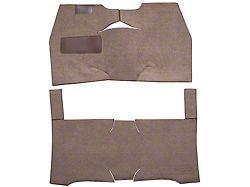 ACC Complete Loop Cut and Sewn Carpet; Charcoal (49-52 Fleetline Special w/ Bench Seat)