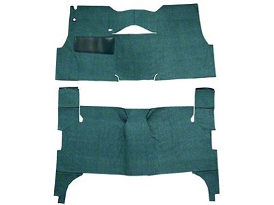 Complete Daytona Cut and Sewn Carpet (1956 Bel Air 4-Door Sedan w/ Bench Seat)