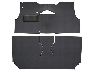 Complete Daytona Cut and Sewn Carpet (1955 Bel Air 2-Door Convertible w/ Bucket Seats)