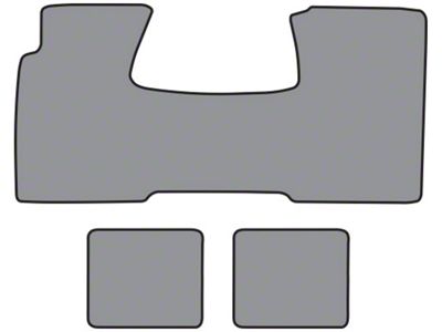 ACC Complete Daytona Pattern Carpet Front and Rear Floor Mats (55-56 Bel Air, Excluding Nomad)