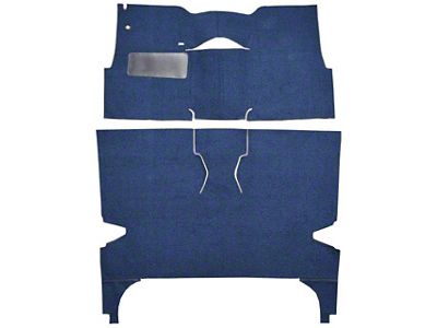 Complete Loop Cut and Sewn Carpet (1957 Bel Air 4-Door Hardtop w/ Bucket Seats, Excluding Sport Sedan)