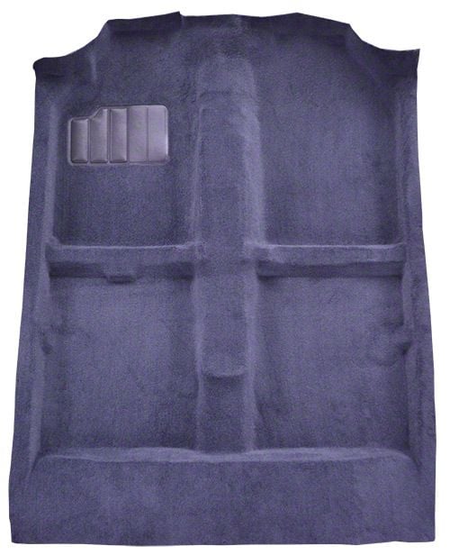 Door Panel Carpet Flooring Die Cut Cutpile - Fits 1975-1986 Chevrolet C30 Regular Cab Inserts On Cardboard W/Vents (Dark Red/Carmine