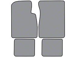 Complete Loop Die Cut Carpet Front and Rear Floor Mats; Black (63-65 Comet Hardtop, Sedan)