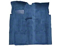 Complete Loop Molded Carpet; Black (72-73 Ranchero w/ Manual Transmission)