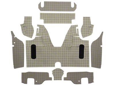 ACC Complete Burtex Die Cut Carpet Trunk Mat with Boards (58-59 Thunderbird Convertible)