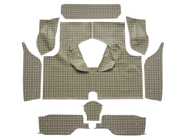 ACC Complete Burtex Die Cut Carpet Trunk Mat with Boards (58-60 Thunderbird Hardtop)