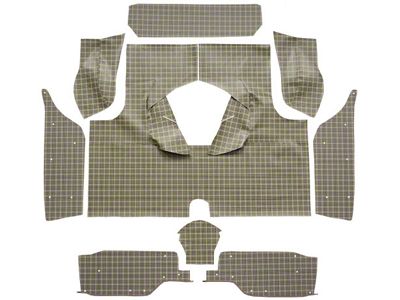 ACC Complete Burtex Die Cut Carpet Trunk Mat with Boards (58-60 Thunderbird Hardtop)