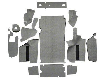 ACC Complete Burtex Die Cut Carpet Trunk Mat with Boards (1965 Thunderbird Convertible)